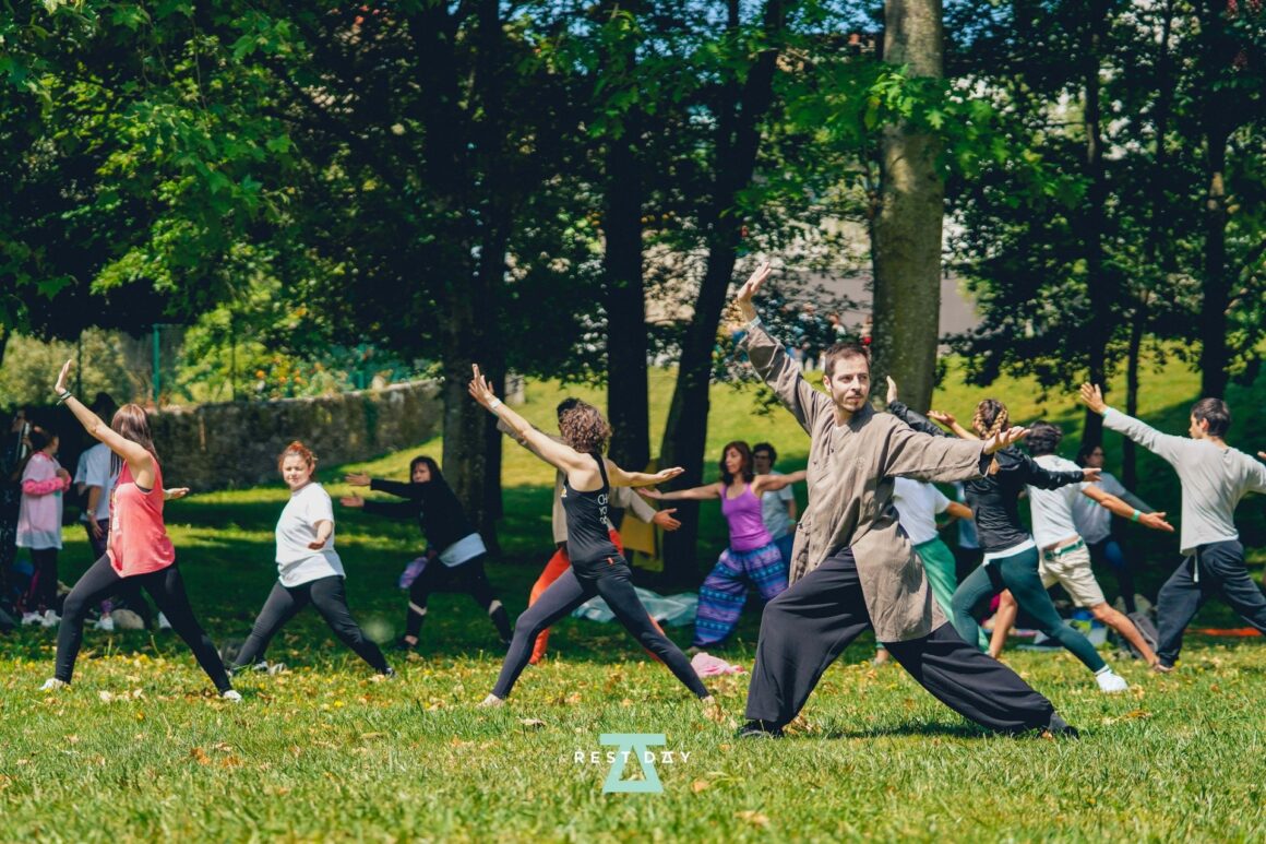 Há um fim de semana para relaxar no parque