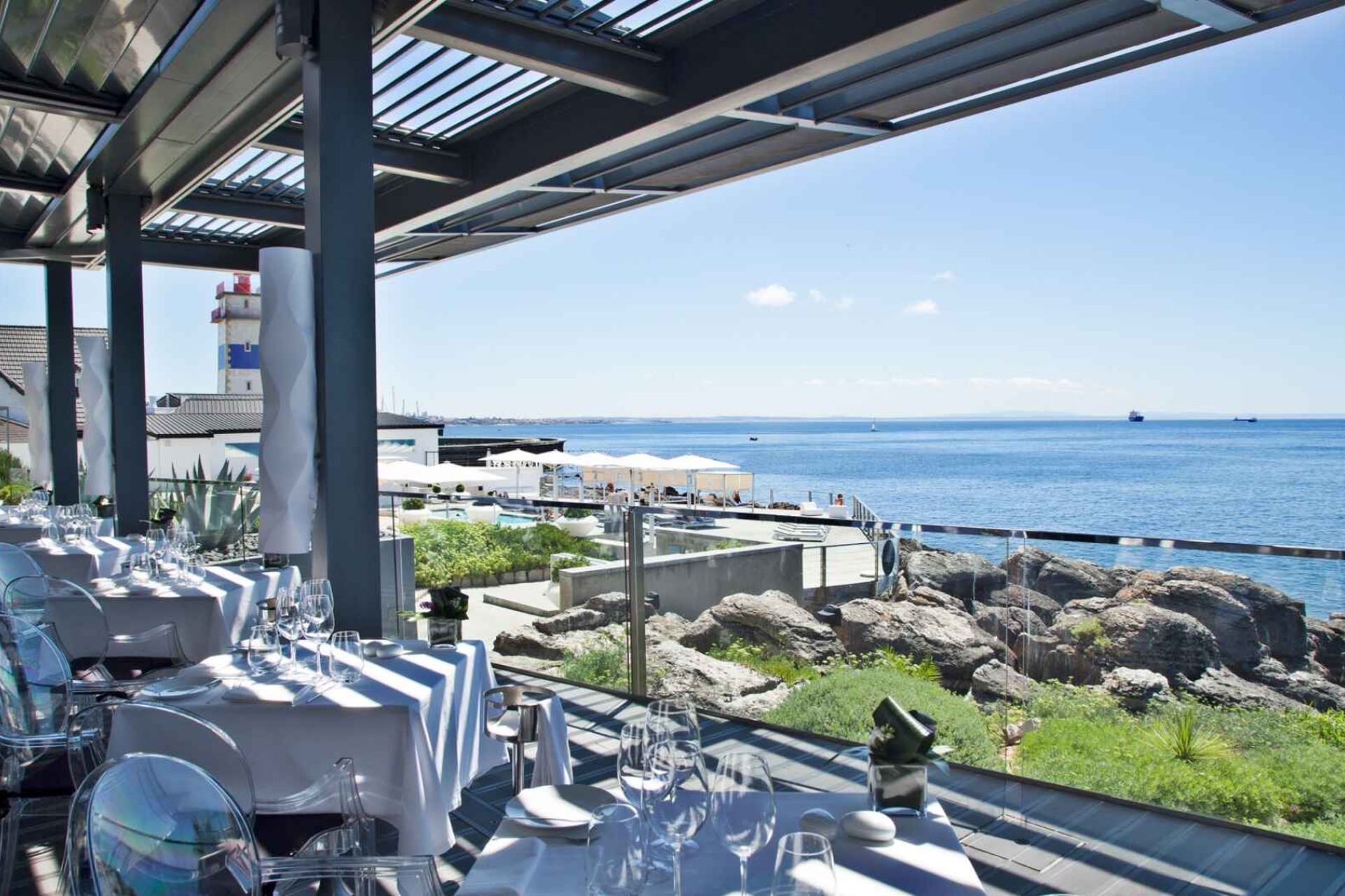 Há mais mix neste restaurante à beira-mar