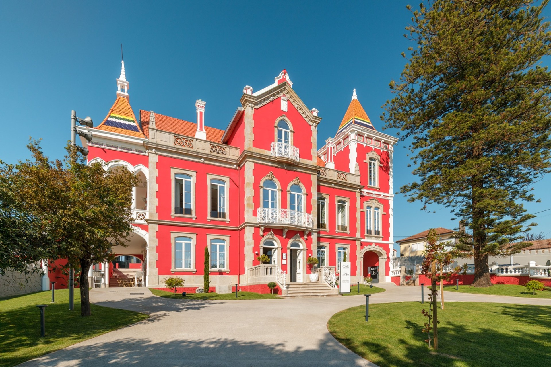 O palacete agora é um hotel