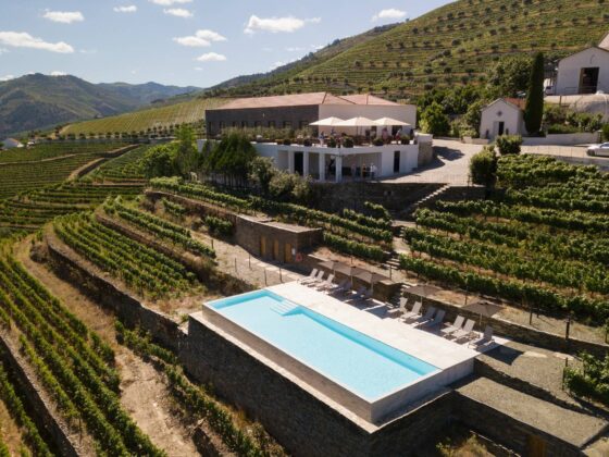 O retiro na quinta é com vista para o Douro