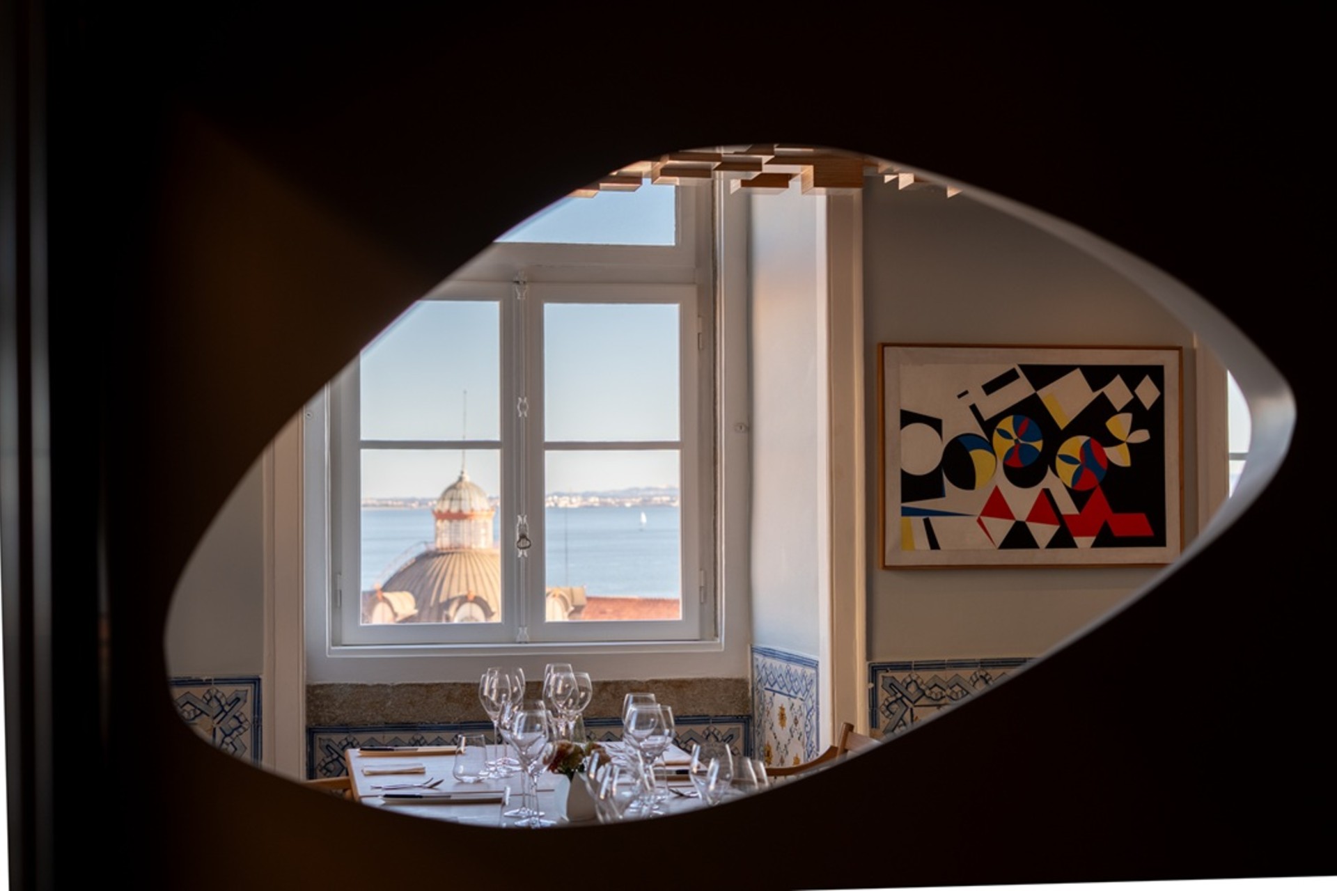 Este restaurante é obra (de arte)