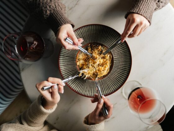 A gastronomia deste restaurante cai bem