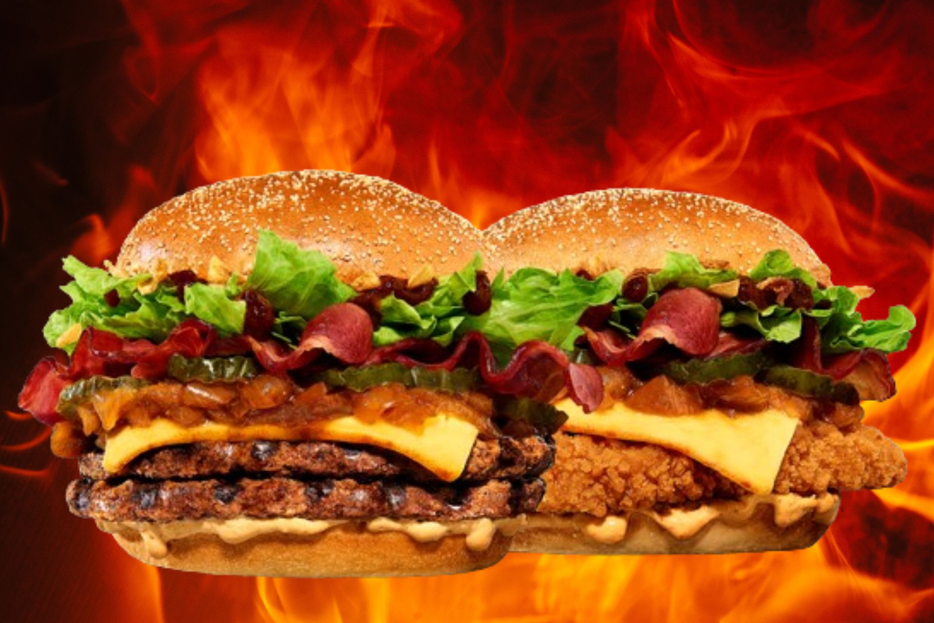 Este hambúrguer é de chef