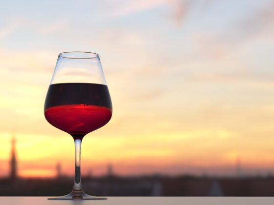 Aqui há sunsets e vinhos