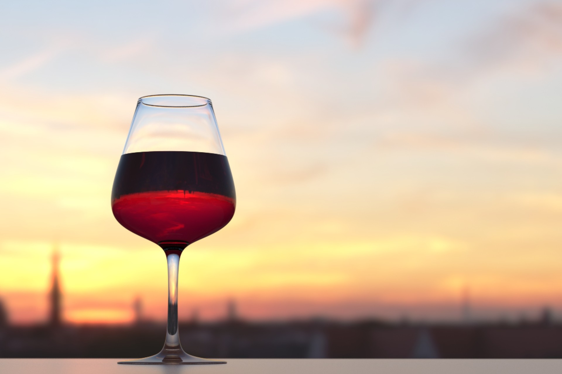 Aqui há sunsets e vinhos
